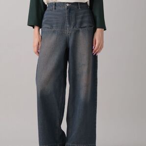 【2024FW】オーバーダイストレートデニム ジーンズ