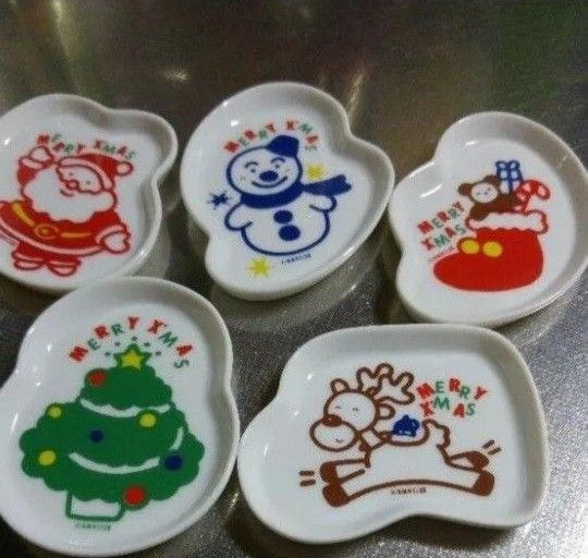 Xmas柄小皿