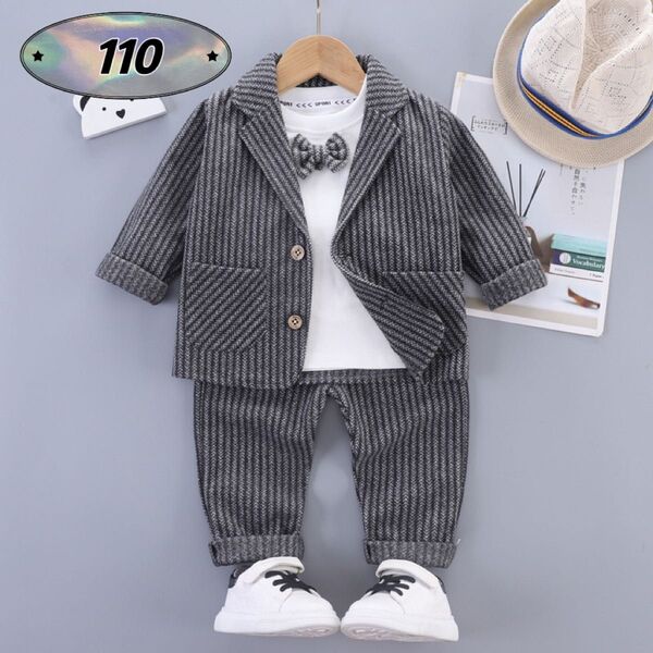 ☆新品☆フォーマル 男の子 セットアップ 入園式 結婚式 スーツ 110cm