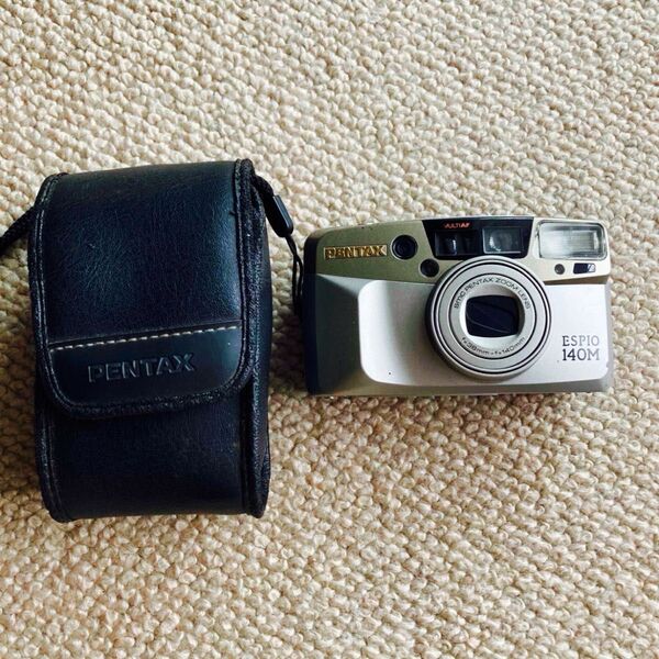 PENTAX コンパクトフィルムカメラ ケース付き ESPIO140M