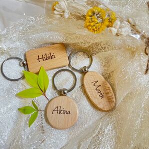 【名入れ無料、ラッピング無料】名入れキーホルダー 結婚式席札