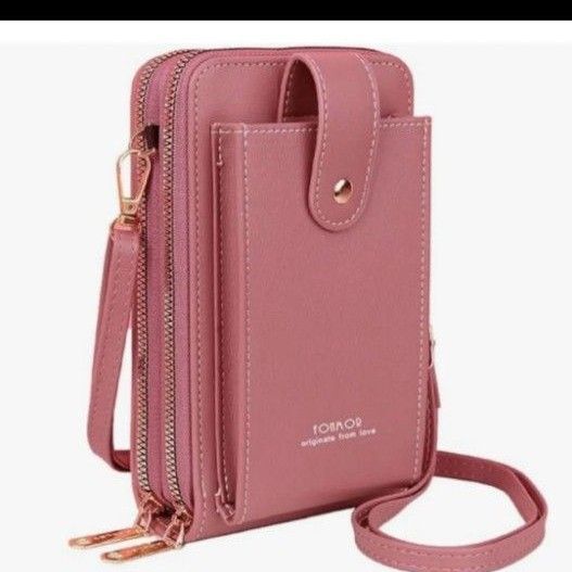 ショルダーバッグ◎ピンク系 スマホ