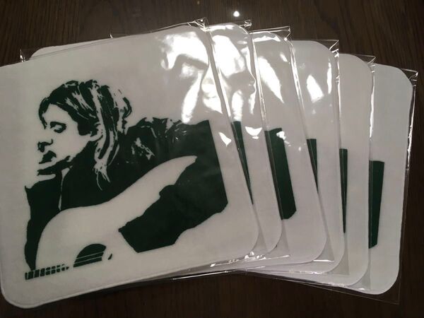【6枚セット】Nirvana カート・コバーン ハンドタオル
