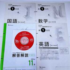 新品 2022年11月実施 2022年度 11月 新品 進研模試 ベネッセ 2022年 11月実施 高1 総合学力テスト 最新版 進研 高一 1年 一年 2022