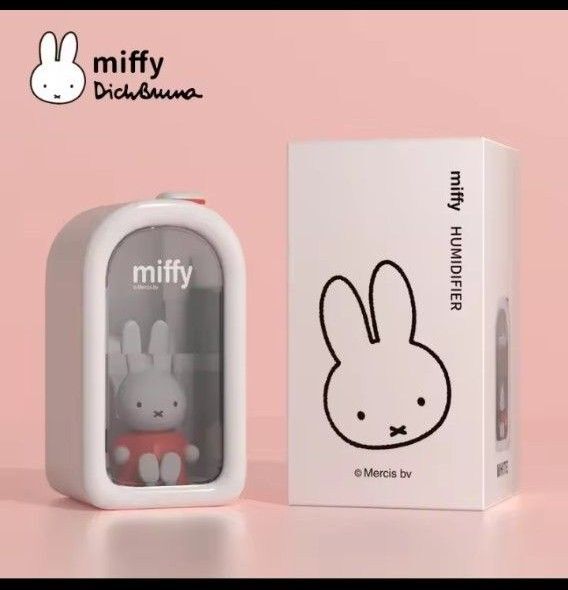 miffy ○※*+… ミッフィーミスト加湿器 ♪…+*※○ PINK 380ml 常夜灯機能 自動OFF USB