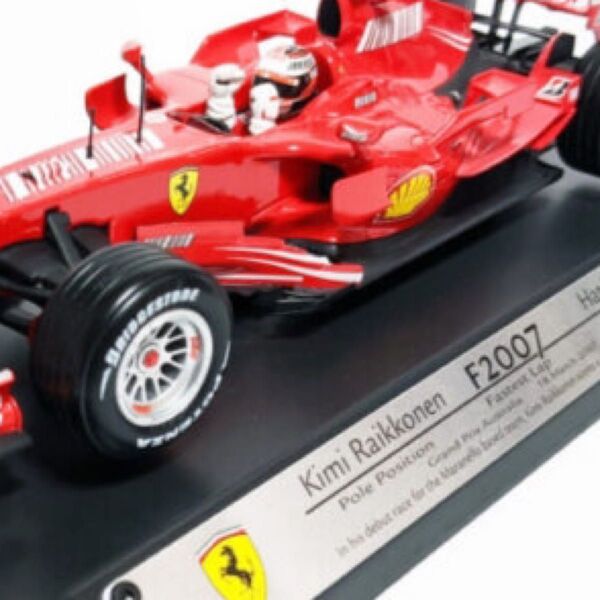 希少 美品 マテル 1/18 フェラーリF2007 K.ライコネン オーストラリアGP 200 大 F1 レーシングカー