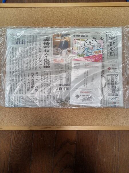 新聞紙 未開封 未読 1日分 ポイント消化