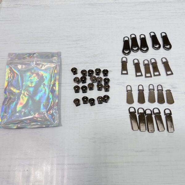 ファスナー 20個 4種類 ハンドメイド 手芸用