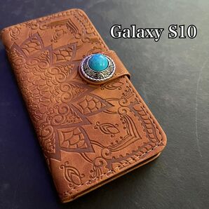 GalaxyS10 レザーケース 手帳型 手帳型ケース 革ケース Androidケース