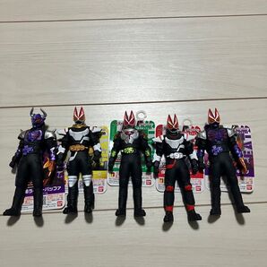 新品未使用!仮面ライダーギーツ ソフビ フィギュア 5体セット バンダイ