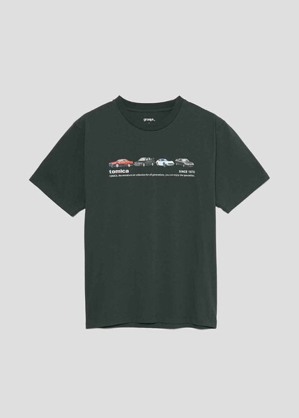 新品未使用!グラニフ トミカ 名車 1970年 メンズ Mサイズ Tシャツ
