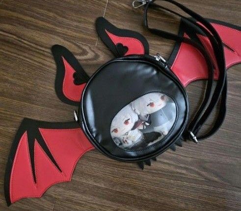 ハロウィン バッグ 痛バ クリア 推し活 コウモリ 吸血鬼 にじさんじ ぬい活