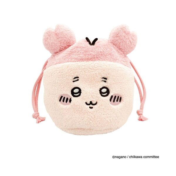 ★再出品承ります★ちいかわ フェイス巾着(古本屋)【未使用】 ポーチ