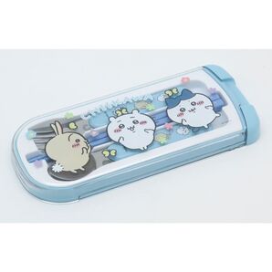 ★再出品承ります★【未使用】ちいかわ 引フタトリオ キッズ ブルー ランチトリオ カトラリー