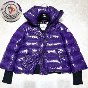 美品【希少カラー 】モンクレール ダウン ジャケット レディース MONCLER DOWN TULSA パープル サイズ0
