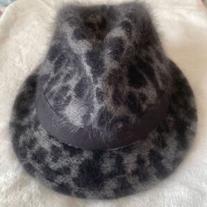 オーバーライド ユニセックス 折り畳み豹柄帽子 美品