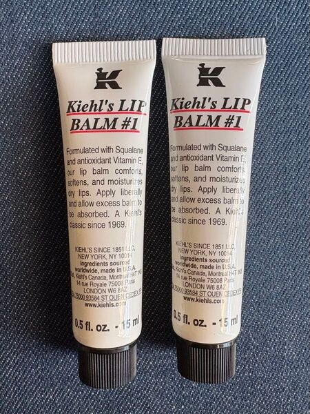 Kiehl’s キールズ リップバーム#1 No.1 リップクリーム オリジナル 無香料 15ml 2本 アドベントカレンダー