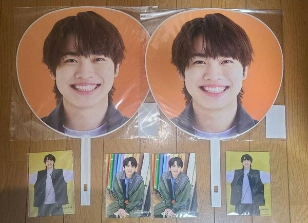 【新品未使用】AmBitious 小柴陸 うちわ 写真