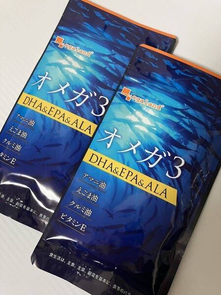 オメガ3-DHA&EPA&α-リノレン酸サプリ(約6ヶ月分) サプリメント 送料無料 dha epa カプセル 魚 亜麻仁油 アマニ油 脂 オーガランド