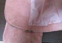 トップス 上着 ジャケット コート ショート 羽織 はおり 軽装 豚革 ポリエステル ピンク 薄ピンク MORGAN モルガン 美品 サイズ 38 M L 激_画像8