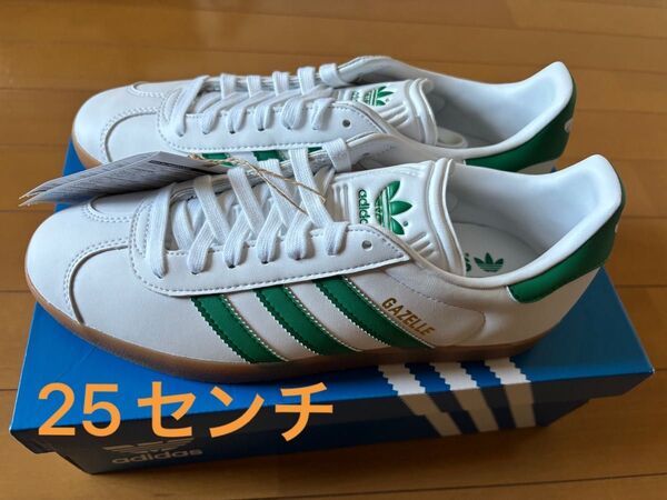 新品未使用)adidas gazelle アディダス ガゼル 25cm