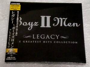 CD　BOYZ Ⅱ MEN ボーイズⅡメン LEGACY GREATEST HITS COLLECTION レガシー グレイテストヒッツ/デジパック仕様/UICU-9001/未開封