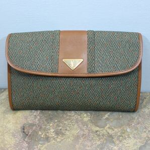 YVES SAINT LAURENT LOGO CLUTCH BAG/イヴサンローランロゴクラッチバッグ