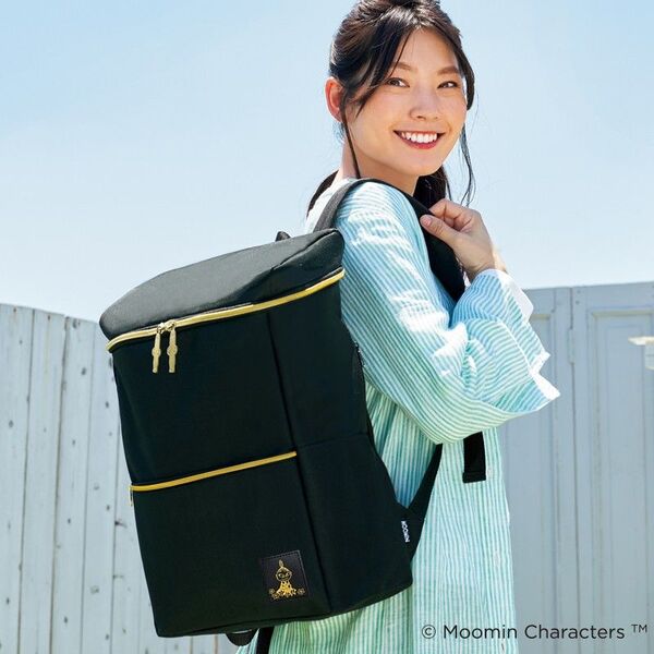 【雑誌付録】 MOOMIN 大きく開くスクエア型 BIG BACKPACK