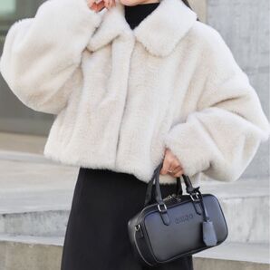chicoファーショートジャケット ファーコート