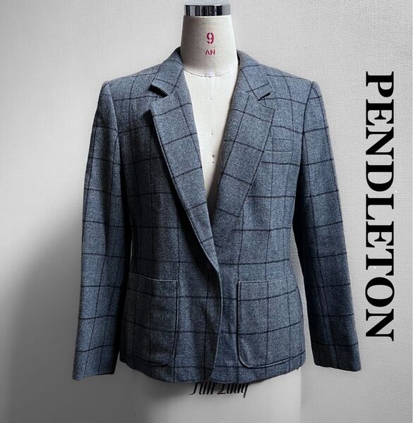 Pendleton ペンドルトン チェック柄 US製 70年代ヴィンテージ テーラードジャケット アメリカ製