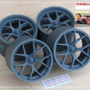 ZoomOn:ZR129 1/24 ポルシェ911RSR ルマン2018 18インチ BBS リム セットZR129