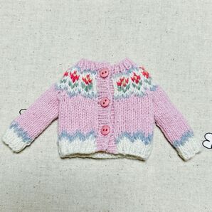ブライス アウトフィット 編み服 カーディガン ピンク