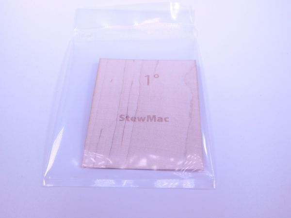 StewMac Neck Shims ネックシム 1度 ブランク #STEWMAC-NECKSHIM-100B
