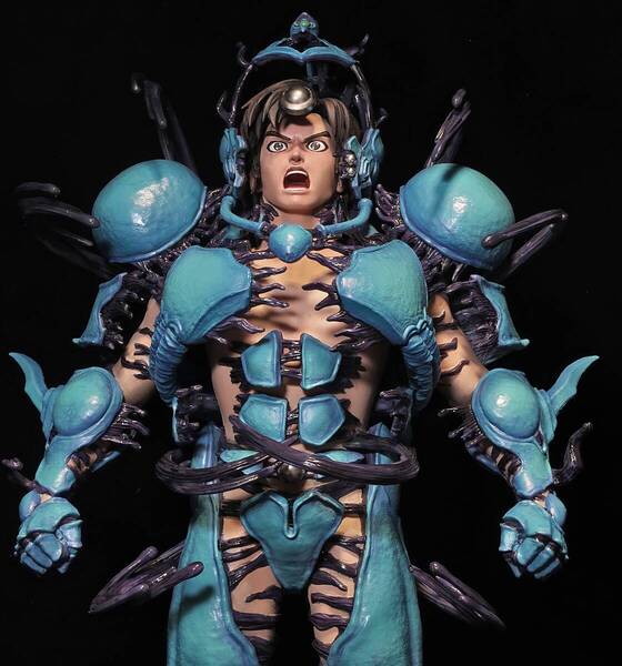 新品未使用1/6スケールガイバー変身 ガレージキット (未組立未塗装)Guyver Transformation