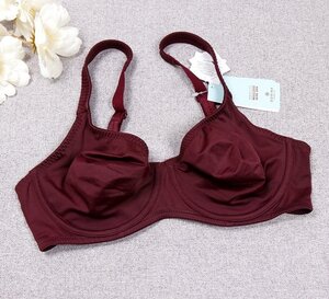 少女ブラジャー***B70**ヨーロツパ*シンプルなスタイル*おしゃれアップデザイン ブラジャー ワインレッド