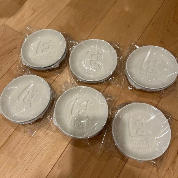 はま寿司 醤油皿 福箱 ホワイト ブルー