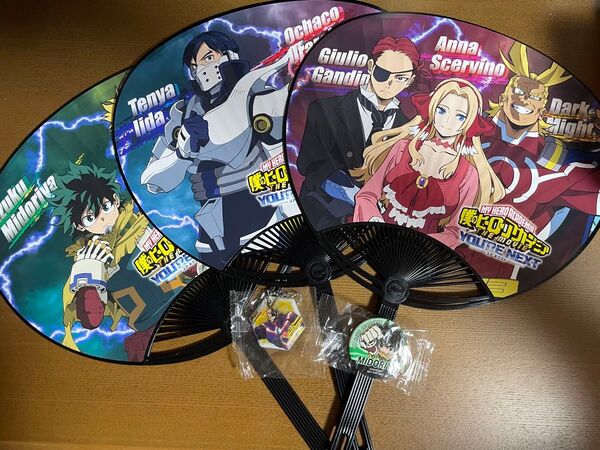 僕のヒーローアカデミア うちわ&缶バッジ くら寿司 コラボ ヒロアカ