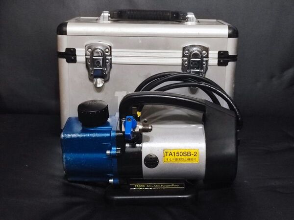 TA150SB-2 真空ポンプ タスコ TASCO イチネン 純正BOX付 中古 おまけでタスコ純正オイル450cc付