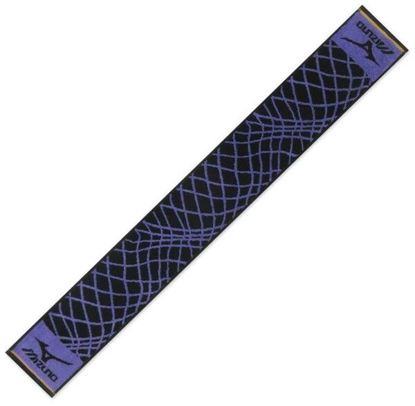 ミズノマフラータオル■パープル綿100%約15×120cm新品タグ付きO4982