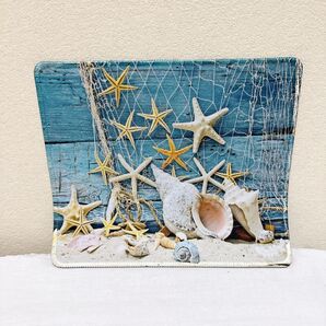 ヒトデ 貝殻 ビーチ 防水 マウスパッド