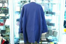 ○中古 TRUSSARDI トラサルディ マフラー付き ウール コート レディース 42 J0141_画像4