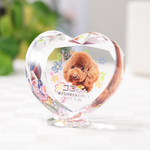  pet. crystal memorial tablet KP-6U( large size )