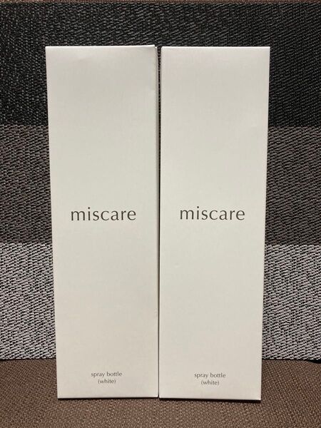 miscareミスケア スプレーボトル 霧吹き ホワイト 300ml 2個セット