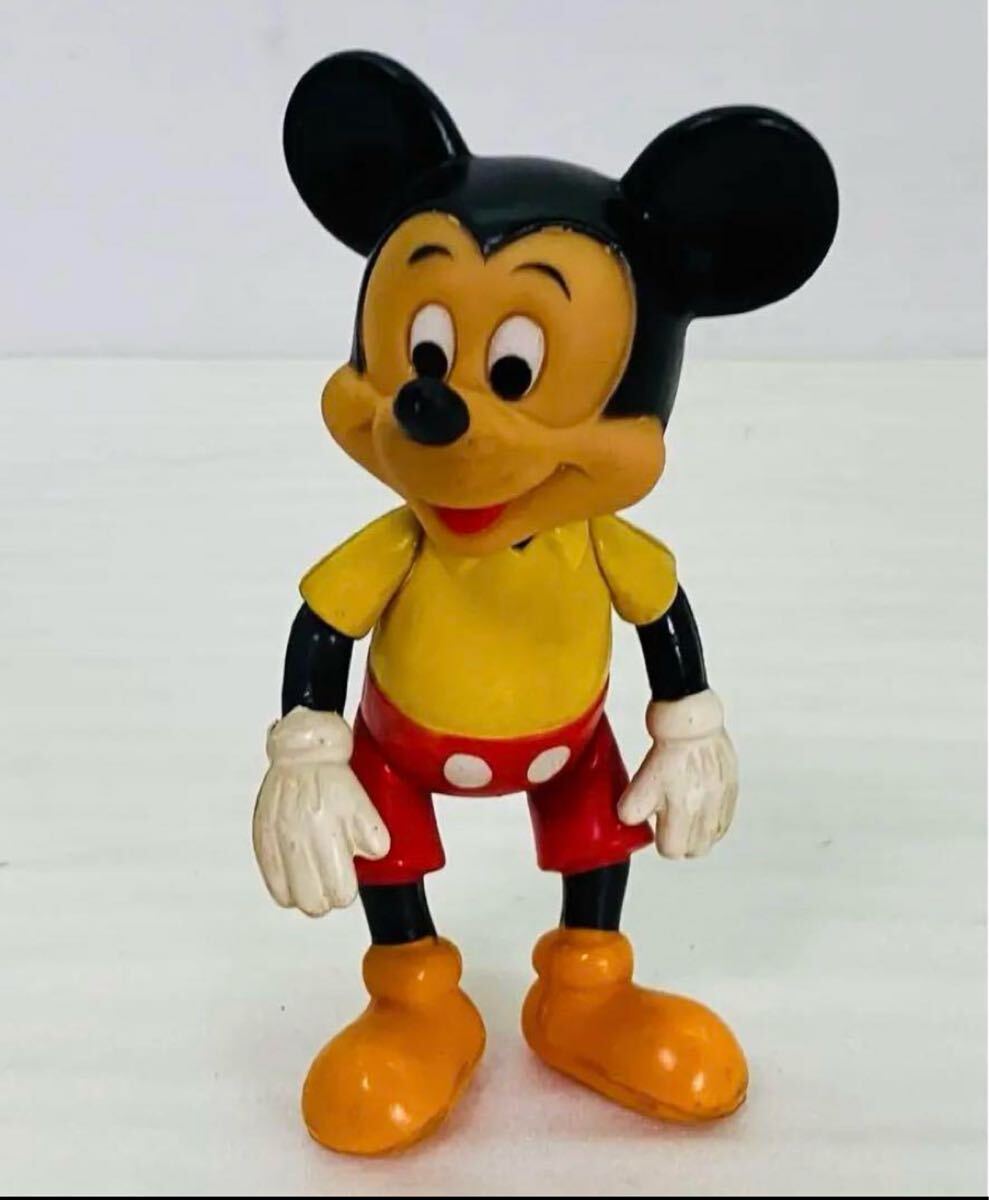 昭和レトロ ディズニー ミッキーマウス フィギュア ソフビ