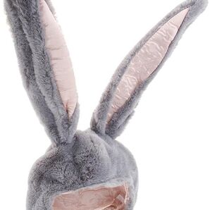 【かわいい】うさぎ 帽子 バニーハット コスプレ グレー