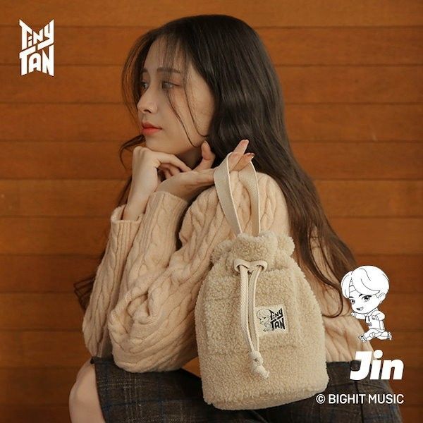 公式 BTS TinyTAN【JIN】2wayバケットバッグ 鞄