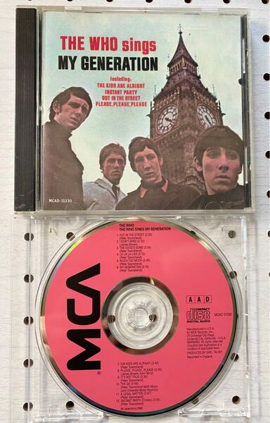 【新品購入品】The Who『 Sings My Generation 』輸入盤モッズ さらば青春の光 ハイスタカバー原曲