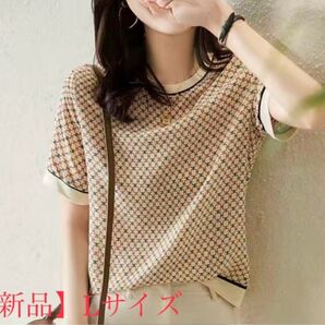 【未使用】レディース 婦人用 トップス 半袖 シャツ Tシャツ Lサイズ