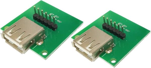 USB2.0 Aメスコネクタテスト PCBボードコネクター2.54mm