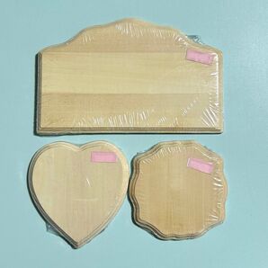 お値下げ中!¥2700→¥2000 トールペイント白木 プラーク3種セット